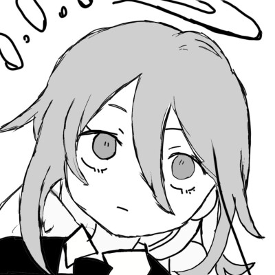 黑白漫画/女生头像