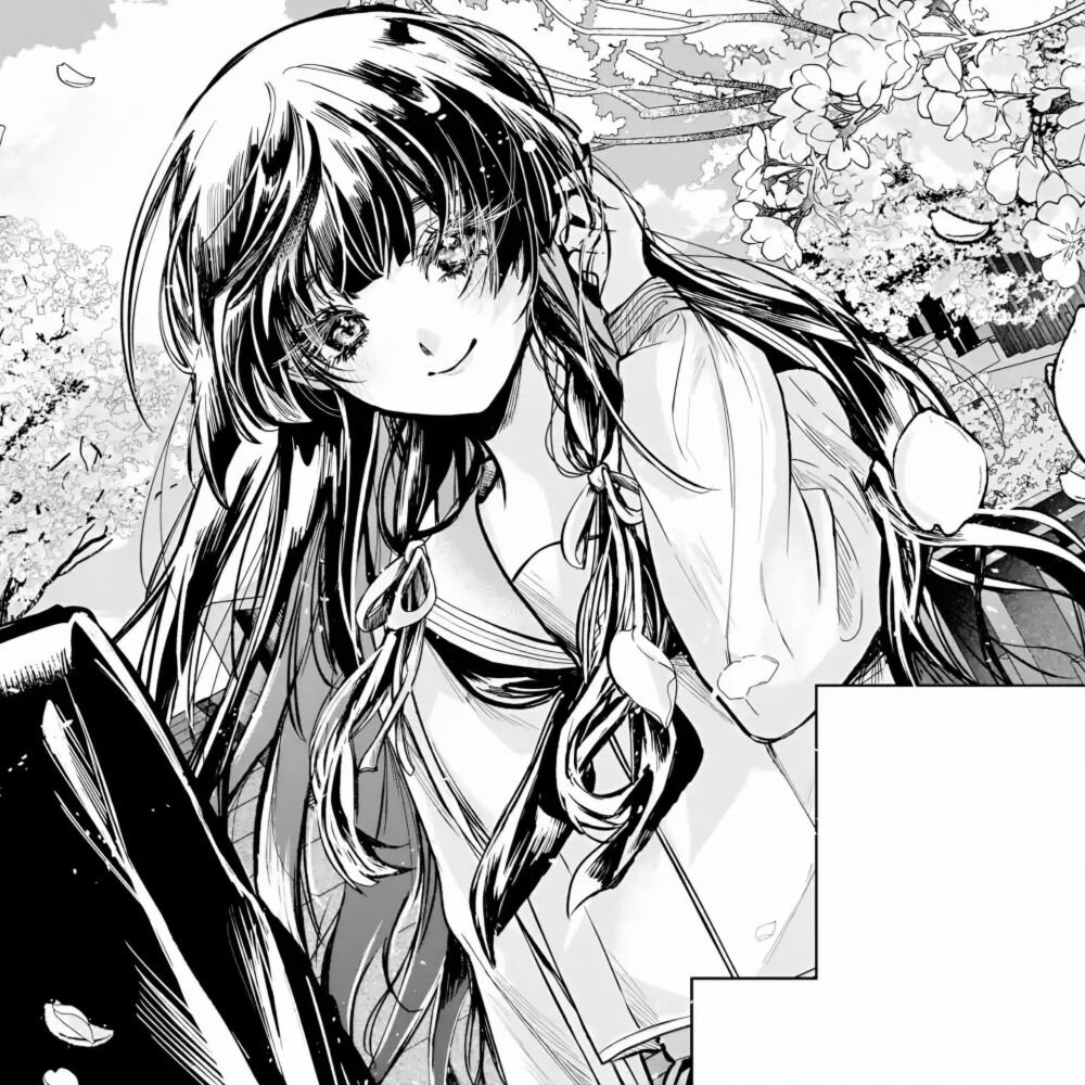黑白漫画/女生头像