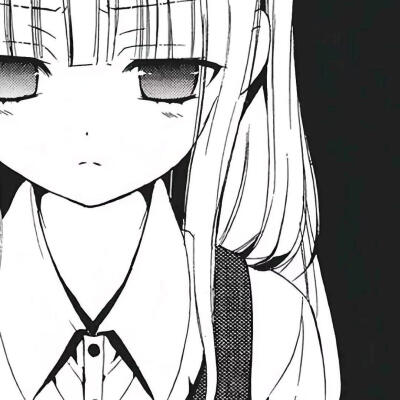 黑白漫画/女生头像