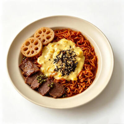 火鸡面食物白底头像