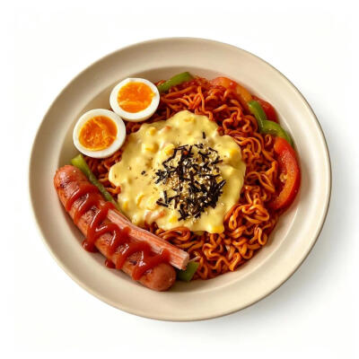 火鸡面食物白底头像