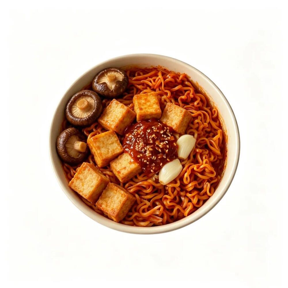 火鸡面食物白底头像