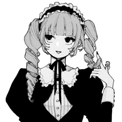 黑白漫画/女生头像