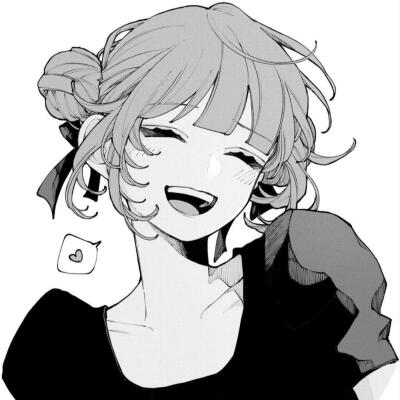 黑白漫画/女生头像