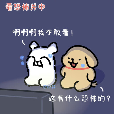 线条小狗