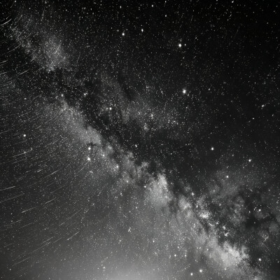 黑色系星空背景图