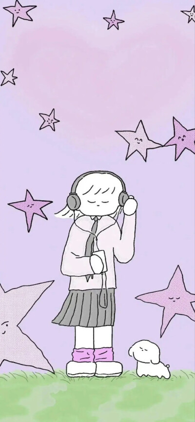 紫色系壁纸