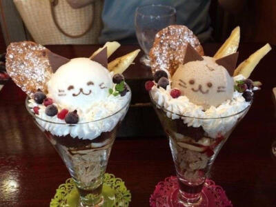 可爱小动物甜品