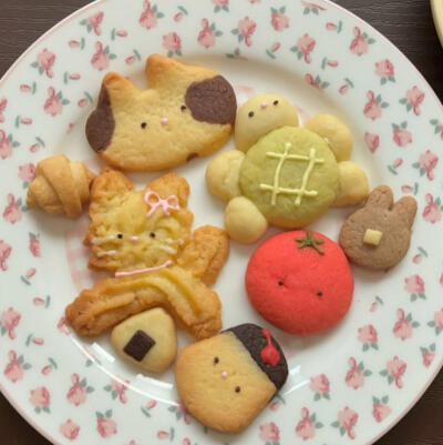 可爱小动物饼干