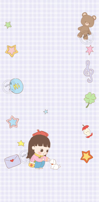 可爱女孩壁纸套图