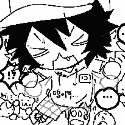 黑白漫画/女生头像