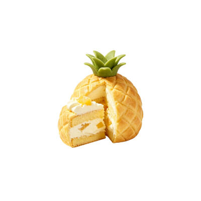 菠萝系列白底头像