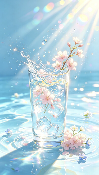 夏天的冰水