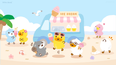 电脑壁纸·图源小红书@BeanDuck