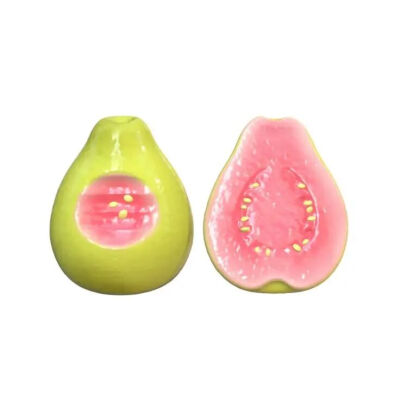 pinkgreen粉绿白底头像