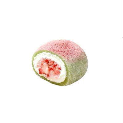 pinkgreen粉绿白底头像