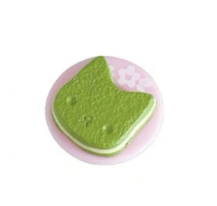 pinkgreen粉绿白底头像