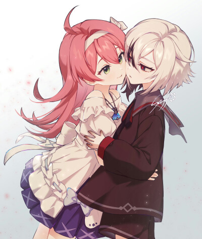 原神 克雷薇&佩露薇利 推：seojya_icess
来源@原神梗图大赏