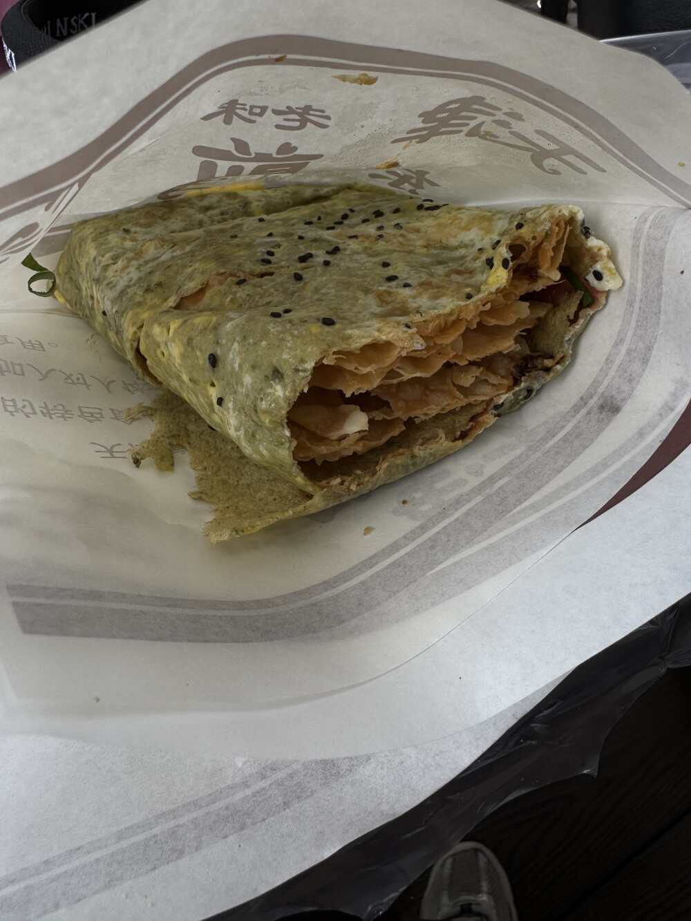 吃了个煎饼