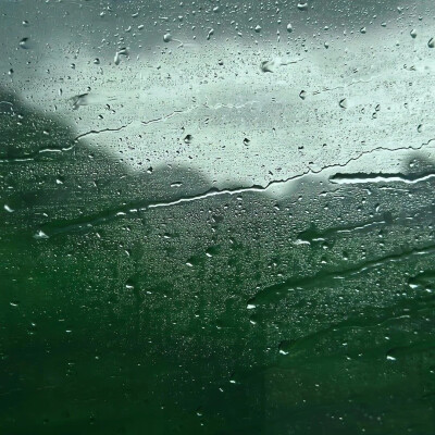 雨天背景图 绿色系背景图