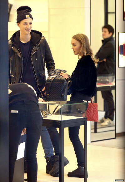 Lily-Rose Depp & Ash Stymest