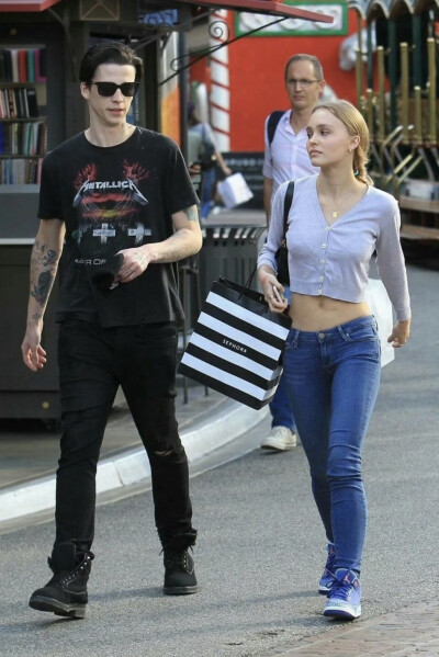 Lily-Rose Depp & Ash Stymest