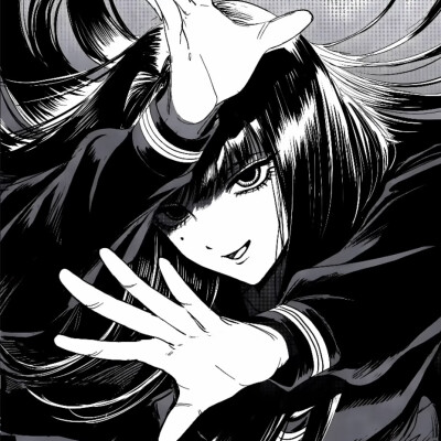 黑白漫画/女生头像