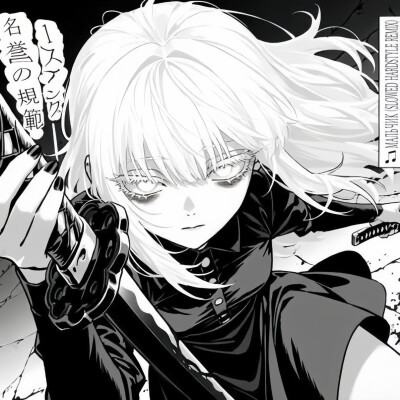 黑白漫画/女生头像