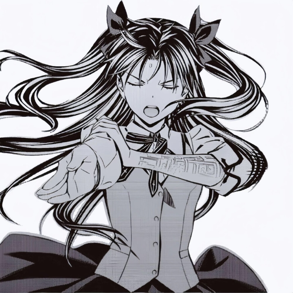 黑白漫画/女生头像