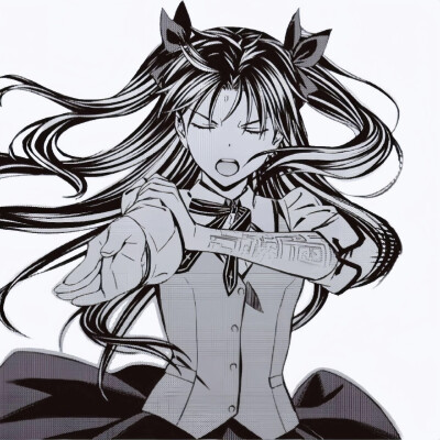 黑白漫画/女生头像