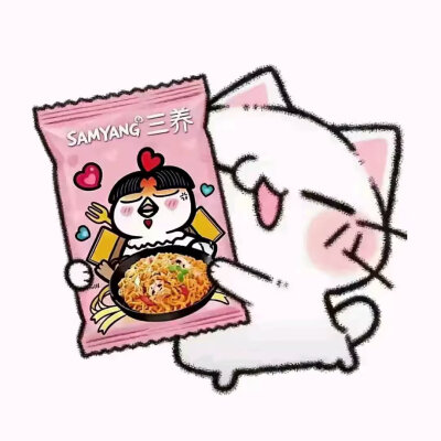 小猫食物可爱头像