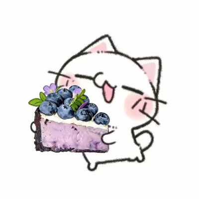 小猫食物可爱头像