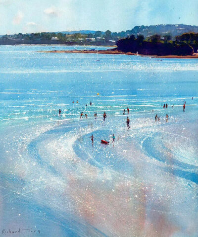 《夏日伊始》Summer Begins 理查德·索恩（Richard Thorn） 约2017年；尺寸未知；水彩画