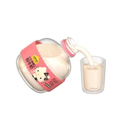 HelloKitty鲜牛奶建模头像
图源作者小红地瓜：Hhoopl