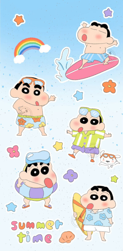 蜡笔小新壁纸套图