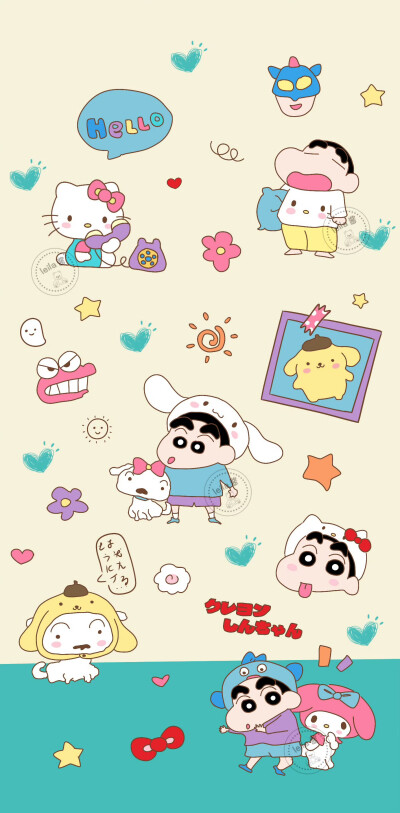 蜡笔小新壁纸套图