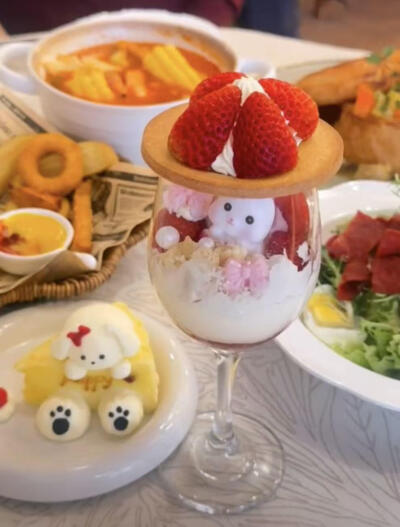 可爱萌物甜品