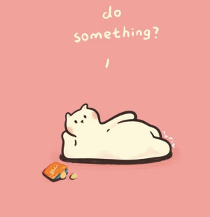 彩色卡通懒猫头像