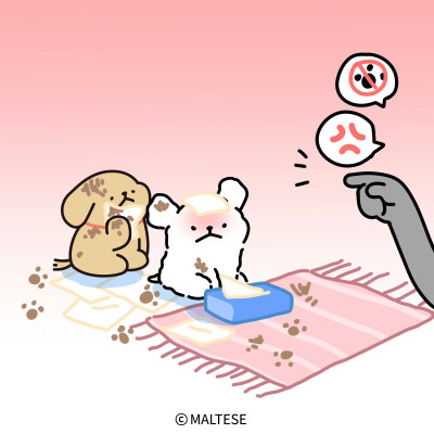 线条小狗