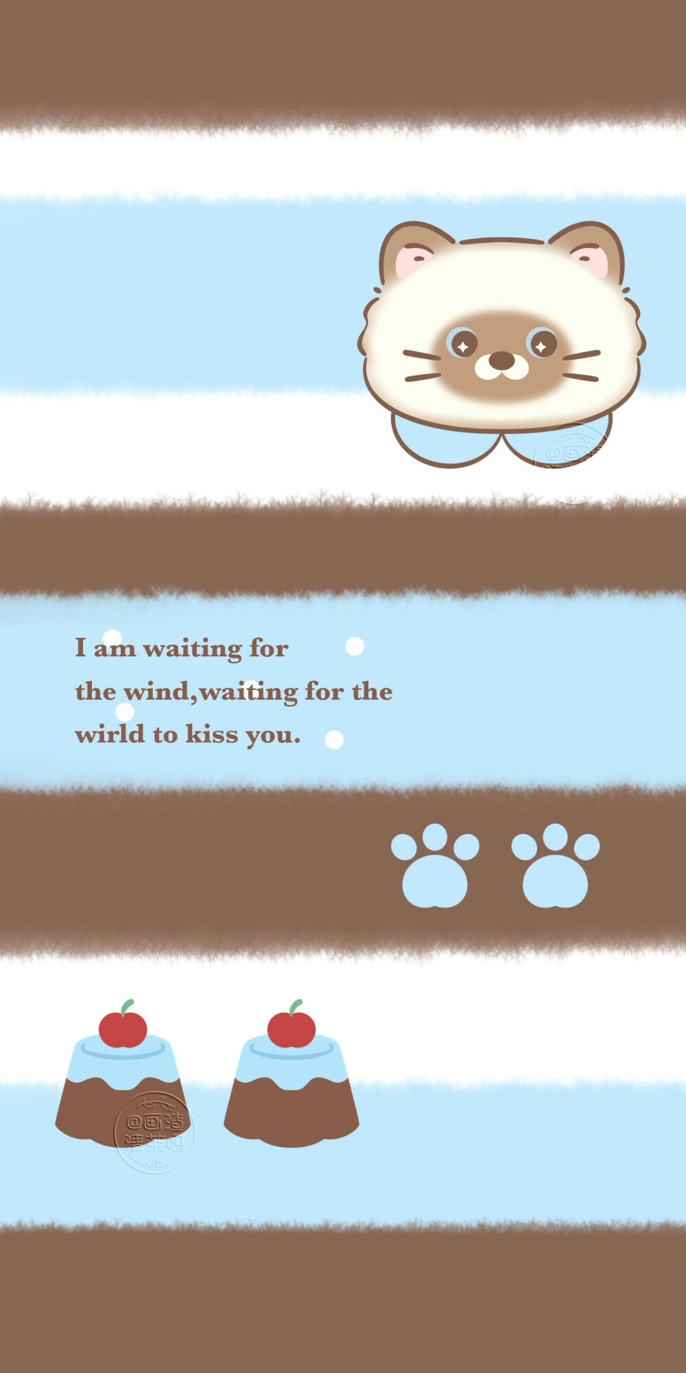 海盐巧克力小猫