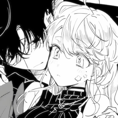 黑白漫画/情侣头像