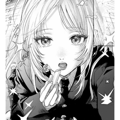 黑白漫画/女生头像