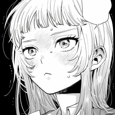 黑白漫画/女生头像