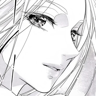 黑白漫画/女生头像