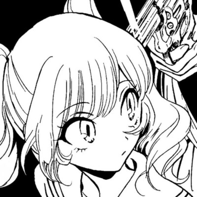 黑白漫画/女生头像