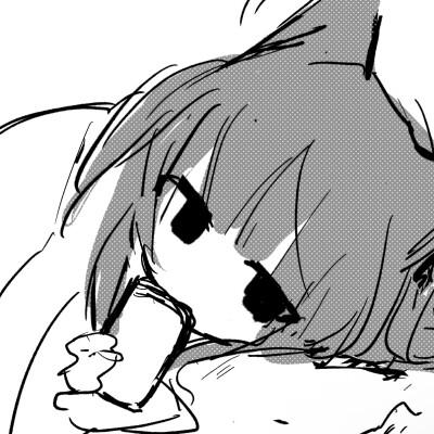 黑白漫画/女生头像
