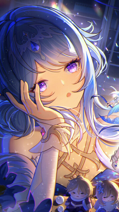 奥黛塔 画师米（米游社）：妙妙在画画
来源@原神梗图大赏