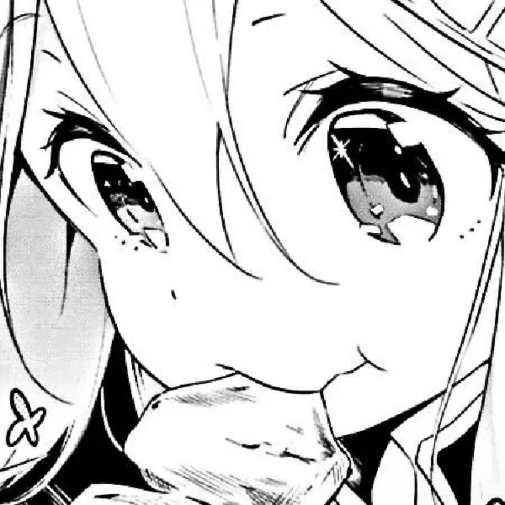 黑白漫画/女生头像