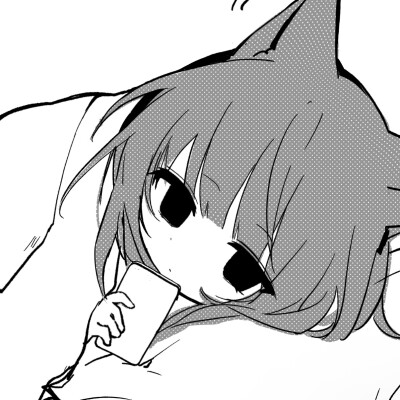 黑白漫画/女生头像