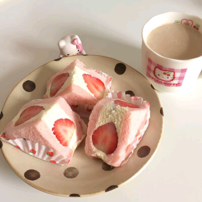 草莓背景图